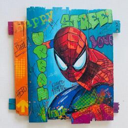 Peinture Speed… par Molla Nathalie  | Tableau Pop-art Acrylique, Bois, Posca Icones Pop