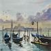 Painting Venice - J16 by Khodakivskyi Vasily | Painting Figurative Urban Watercolor