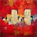 Gemälde Le Nouveau Monde von Bastide d´Izard Armelle | Gemälde Abstrakt Landschaften Öl
