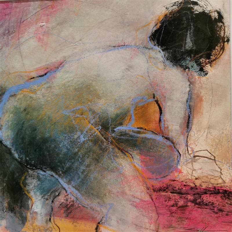 Painting Est-ce pertinent ? by Kerbastard Béatrice | Painting Figurative Acrylic Nude