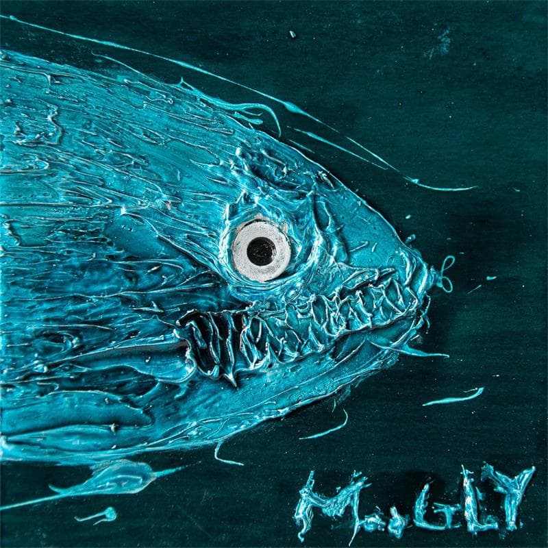 Gemälde Tendus von Moogly | Gemälde Art brut Tiere Acryl