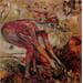 Gemälde L'automne von Machi | Gemälde Figurativ Alltagsszenen Öl Acryl
