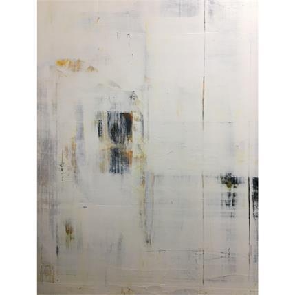 Painting Inera blanc 1 by Reymann Daniel | Painting Abstract Acrylic Black & White