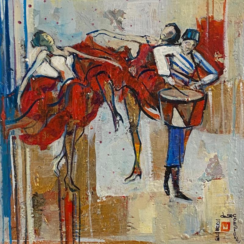 Painting LE CANCAN by Machi | Painting Figurative Life style Oil Acrylic