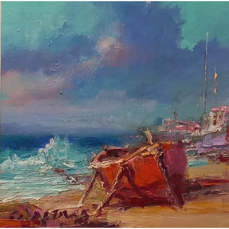 Painting Sans titre 1 by Petras Ivica | Painting Figurative Oil Landscapes