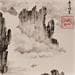 Peinture Matinée de Pêcheur par Du Mingxuan | Tableau Figuratif Mixte Paysages