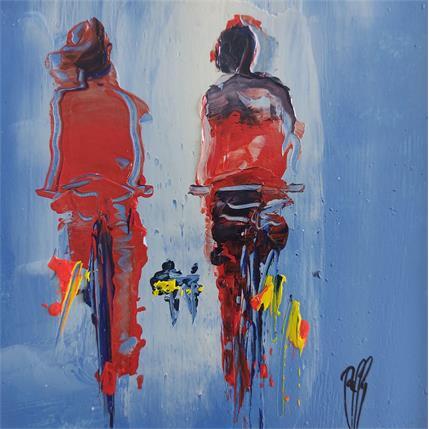 Painting toi en rouge by Raffin Christian | Painting Figurative Acrylic, Oil Life style
