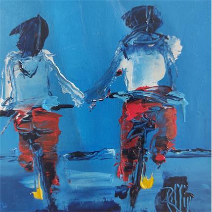 Painting rouge passion by Raffin Christian | Painting Figurative Acrylic Life style