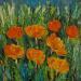 Gemälde Tulipes 2 von Shahine | Gemälde Figurativ Landschaften Öl