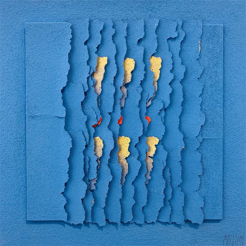Painting Three raspberries by Clisson Gérard | Painting Abstract Minimalist