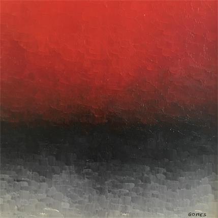 Painting Mirage 78 by Gomes Françoise | Painting Abstract Oil Minimalist