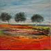 Painting Automne by Shahine | Painting Figurative Landscapes Oil