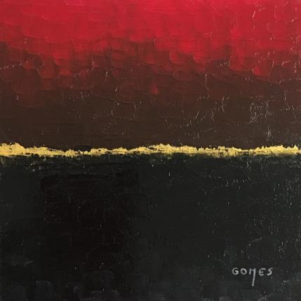 Painting Mirage 13p102 by Gomes Françoise | Painting Abstract Oil Minimalist