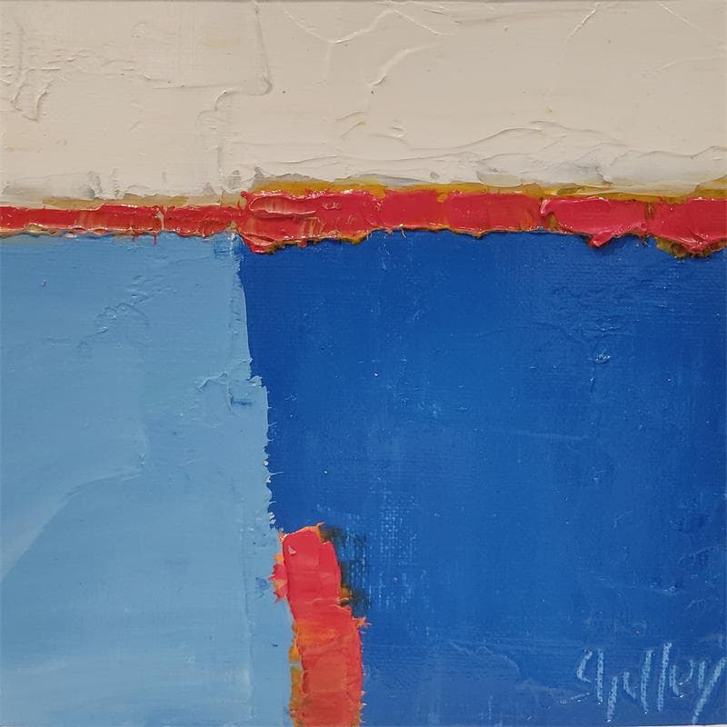 Painting Cobalt by Shelley | Painting Abstract Oil Landscapes