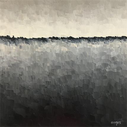 Painting Mirage 72 by Gomes Françoise | Painting Abstract Oil Minimalist