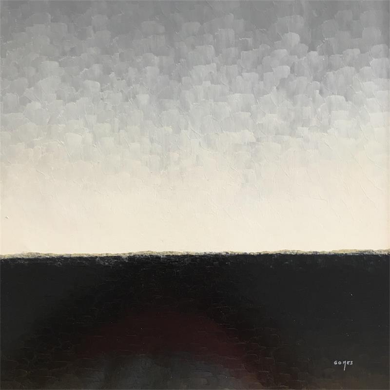 Painting Mirage 111 by Gomes Françoise | Painting Abstract Oil Minimalist