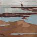 Painting La balise by PAPAIL | Painting Figurative Oil Landscapes