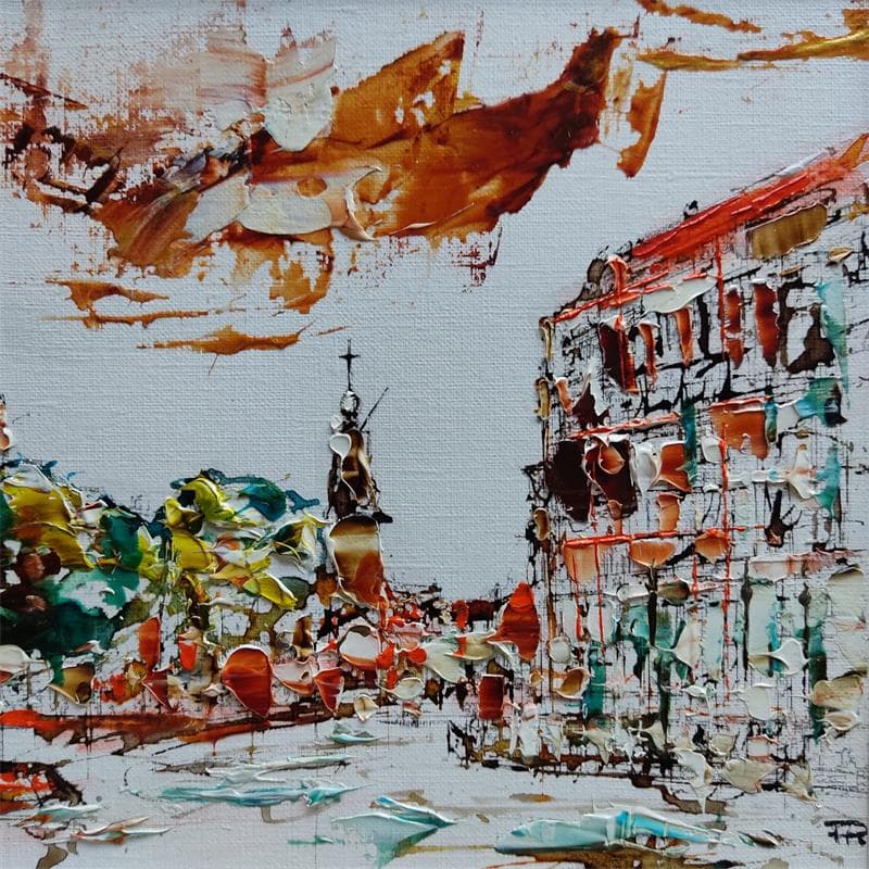 Painting Amsterdam 10 by Reymond Pierre | Painting Abstract Oil Urban