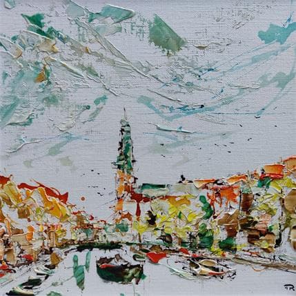 Painting Amsterdam 6 by Reymond Pierre | Painting Abstract Oil Urban