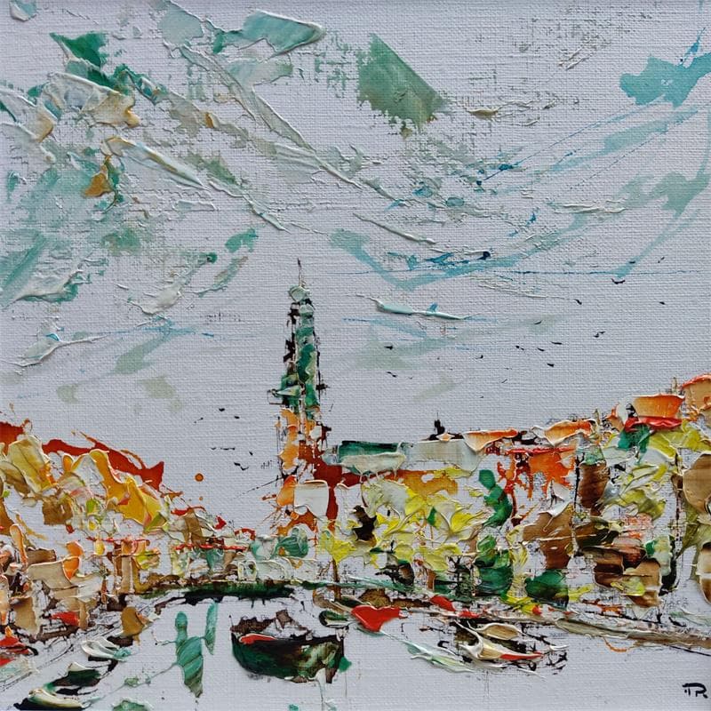 Painting Amsterdam 6 by Reymond Pierre | Painting Abstract Urban Oil