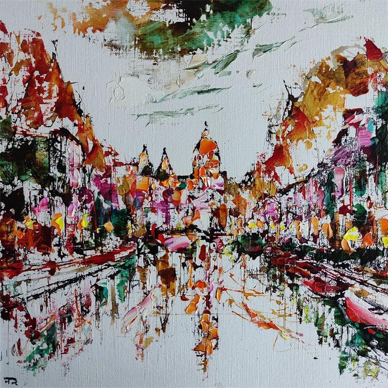 Painting Amsterdam 22 by Reymond Pierre | Painting Abstract Oil Urban