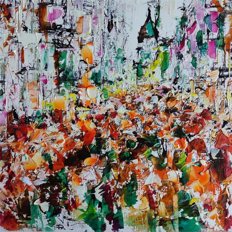 Painting Amsterdam #9 by Reymond Pierre | Painting Abstract Oil Urban