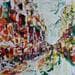 Painting Amsterdam #8 by Reymond Pierre | Painting Abstract Oil Urban