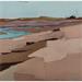 Painting Dans les dunes by PAPAIL | Painting Figurative Landscapes Oil