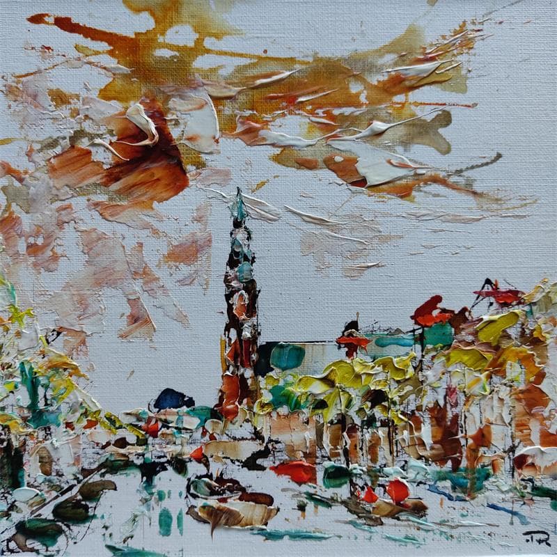Painting Amsterdam 10 by Reymond Pierre | Painting Abstract Oil Urban