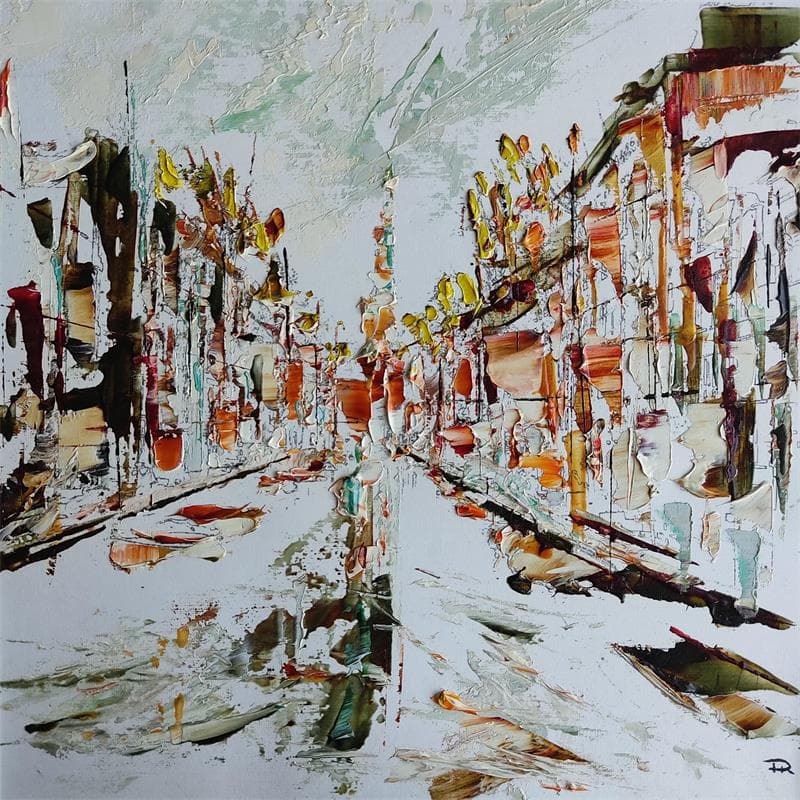 Painting Amsterdam 12 by Reymond Pierre | Painting Abstract Oil Urban