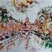 Painting Amsterdam #8 by Reymond Pierre | Painting Abstract Urban Oil