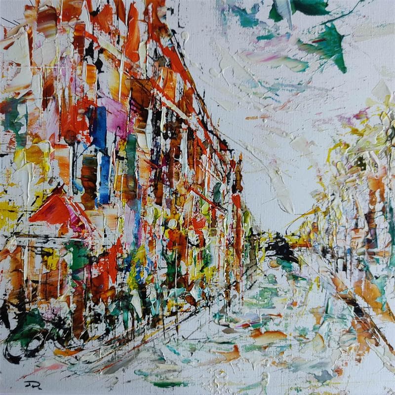 Gemälde Amsterdam 4 von Reymond Pierre | Gemälde Abstrakt Öl Urban