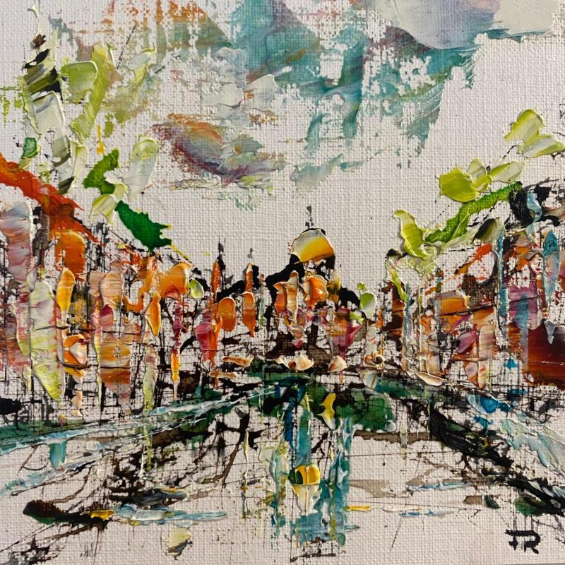 Painting Amsterdam by Reymond Pierre | Painting Abstract Landscapes Oil