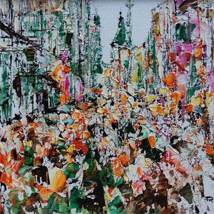 Painting Amsterdam by Reymond Pierre | Painting Abstract Oil Urban