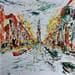 Gemälde Amsterdam 12 von Reymond Pierre | Gemälde Abstrakt Urban Öl