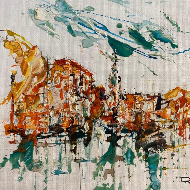 Painting Amsterdam 6 by Reymond Pierre | Painting Abstract Landscapes Oil