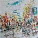 Painting Amsterdam 3 by Reymond Pierre | Painting Abstract Oil Urban