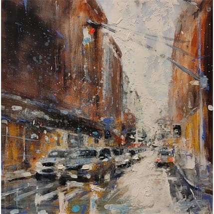 Painting New York 39 by Solveiga | Painting Figurative Acrylic Urban