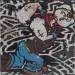 Painting Popeye vs Haring by Cornée Patrick | Painting Pop art Mixed Pop icons