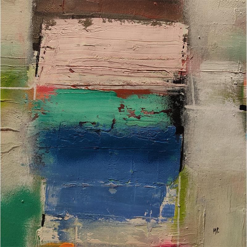 Painting Sans titre 12 by Pedersen Morten | Painting Abstract Mixed Minimalist