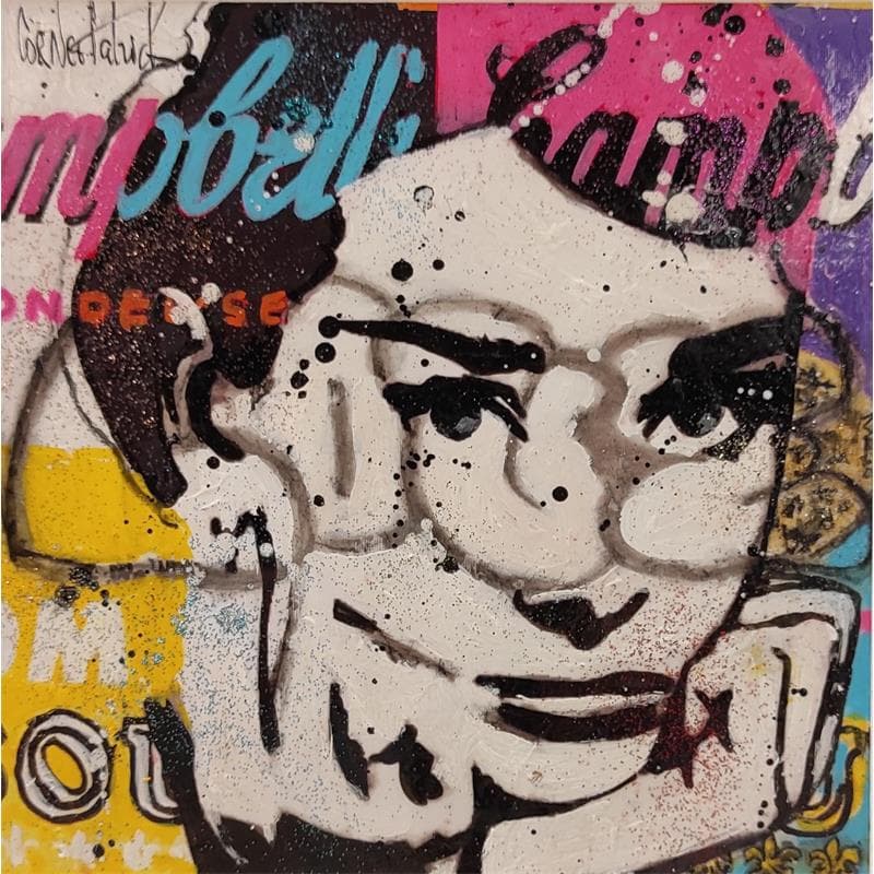 Painting Campbell's Audrey by Cornée Patrick | Painting Pop art Acrylic Pop icons