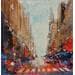 Peinture NY 57 par Solveiga | Tableau Figuratif Acrylique Vues urbaines