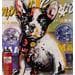 Painting My French Bulldog likes Campbell's soup by Cornée Patrick | Painting Pop-art Animals Acrylic