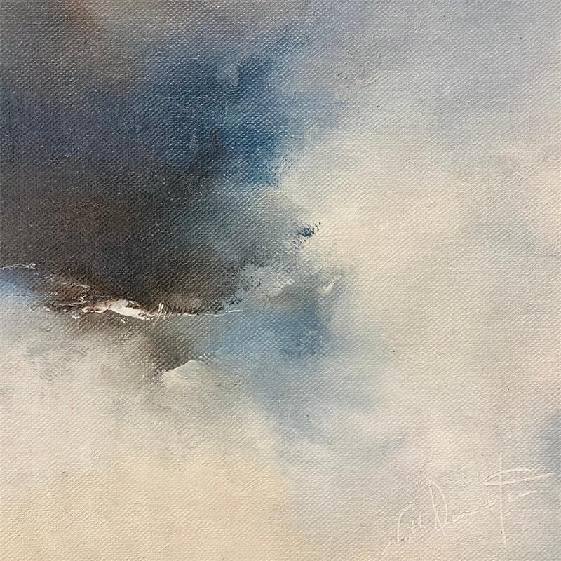 Painting Prendre le temps by Dumontier Nathalie | Painting Abstract Oil Minimalist