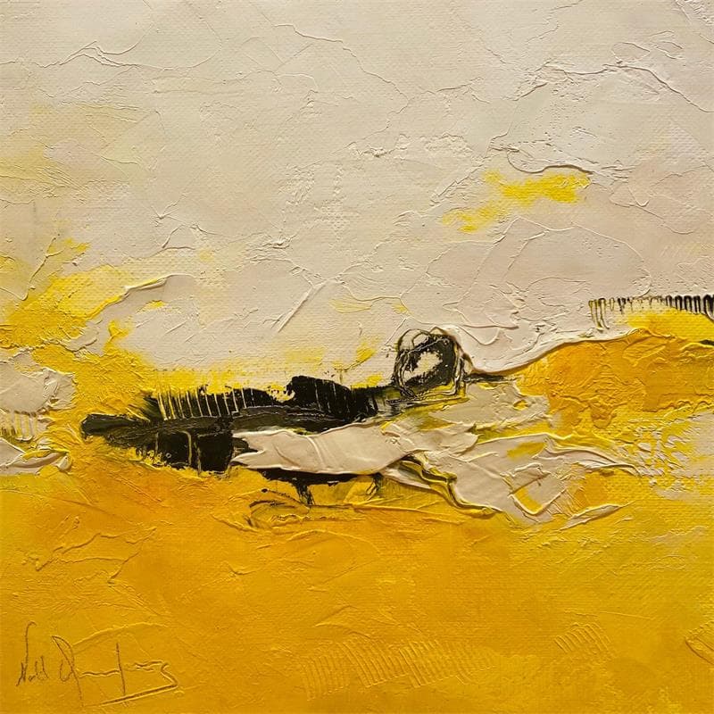 Painting Vive la vie by Dumontier Nathalie | Painting Abstract Oil Minimalist