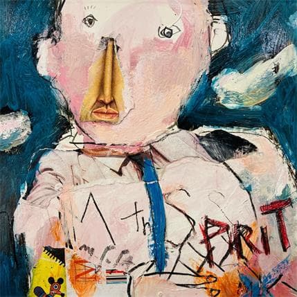 Peinture Spirit par De Sousa Miguel | Tableau Art Singulier Scènes de vie
