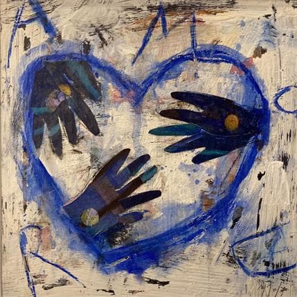 Peinture A tout cœur par De Sousa Miguel | Tableau Art Singulier Scènes de vie