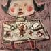 Peinture La petite fille par De Sousa Miguel | Tableau Art Singulier Scènes de vie