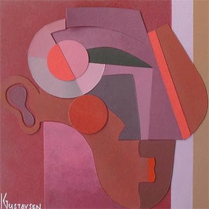 Painting Dogon 3 by Gustavsen Karl | Painting Figurative Mixed Portrait