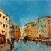 Painting La Ville n°4454 by Raffin Christian | Painting Figurative Life style Oil Acrylic